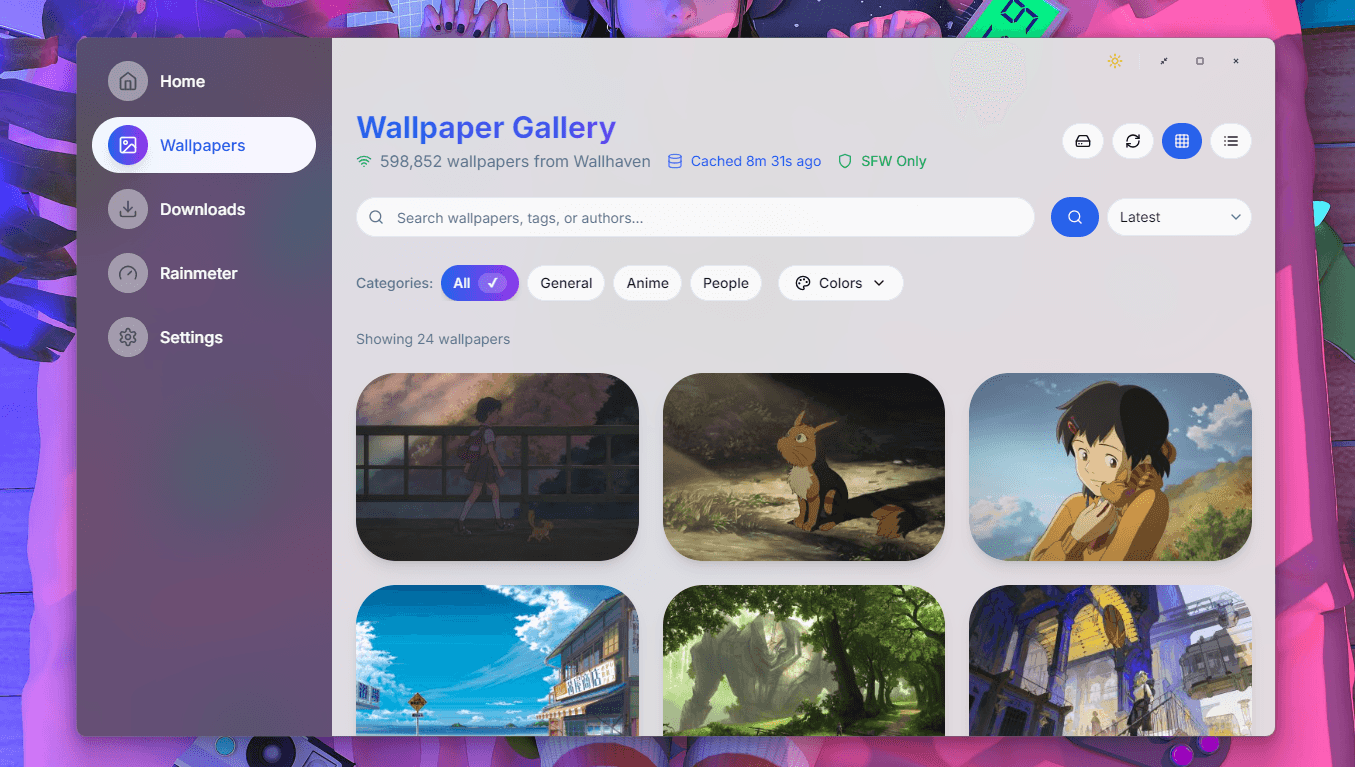 Wallpaper Management